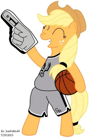 applejack_the_spurs_fan_by_jonpablo45-d67101s.webp