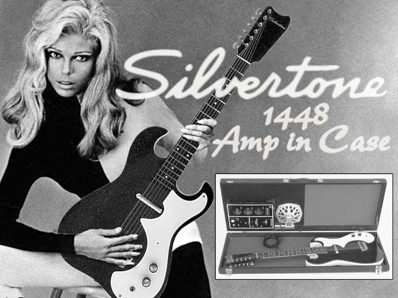 Vintage Sears ad for Silvertone 1448 w amp in case.jpg