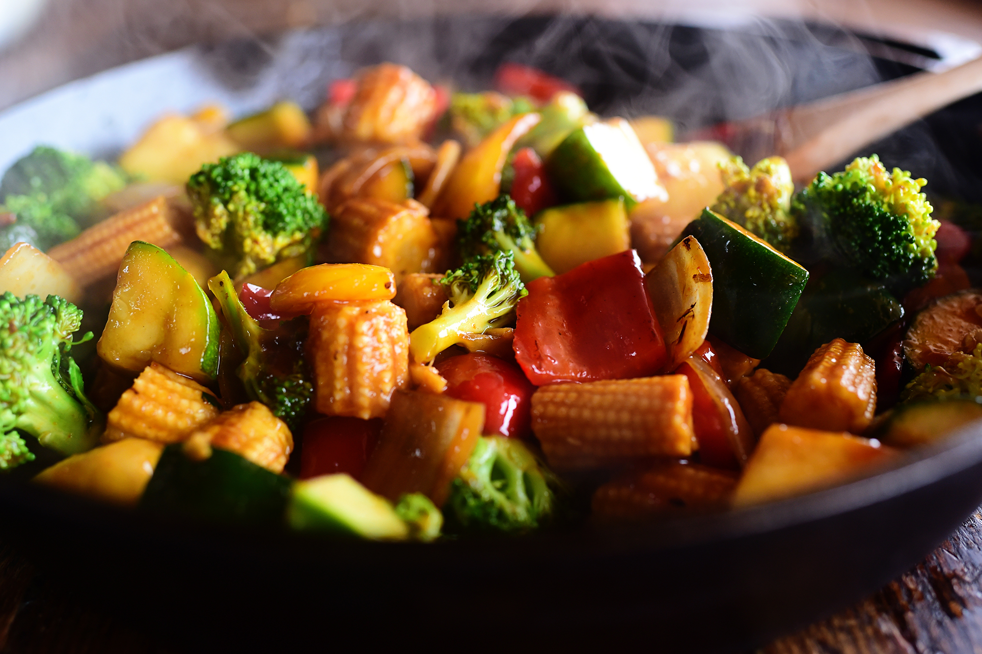 Fried vegetables