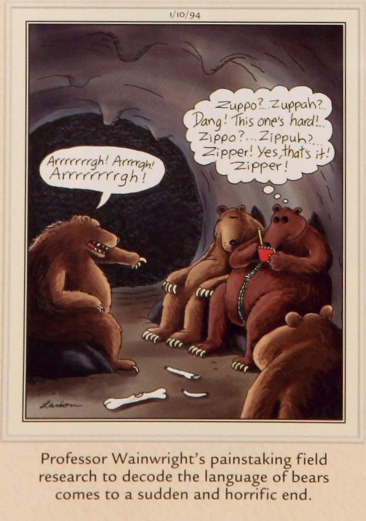 Teddy-land-Gary-Larson-bears-language-zipper.webp