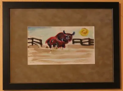 The Little Bull_framed.webp