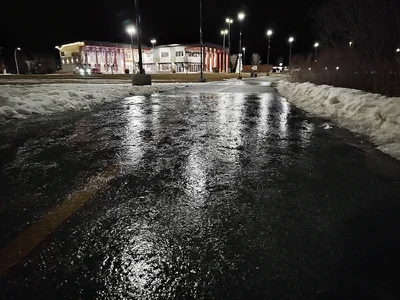 Nice night for a walk, Kinsmen Park, Strathmore, AB, 2026-01-13.webp
