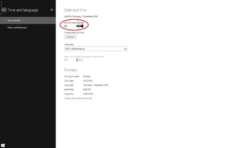 Windows 8.1 - Issue with clock.webp