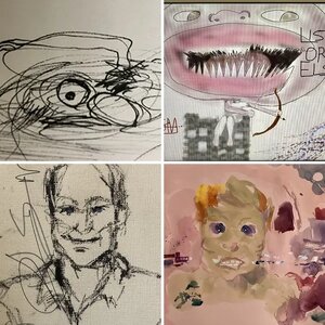 caricatures & visages