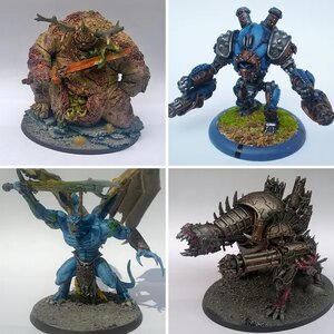 Painted figures