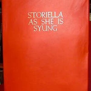 James Joyce's "Storiella as She is Syung". The last separately published section of "Finnegan's Wake" published by the Covinius Press in 1937.