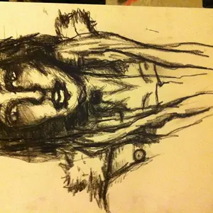 My attempt at a charcoal drawing of myself :P