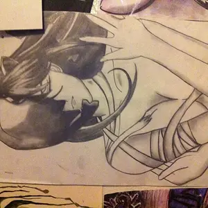 My pencil drawing of Lucy from elfin lied :)