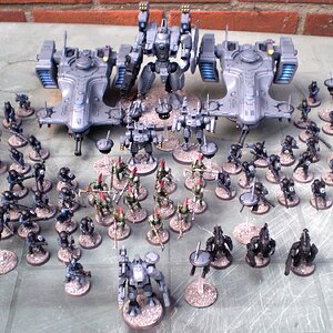 My Tau Empire army for Warhammer 40.000