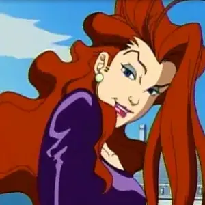 Elaine in human form
(screenshot from episode 10: Full Moon Fascination)