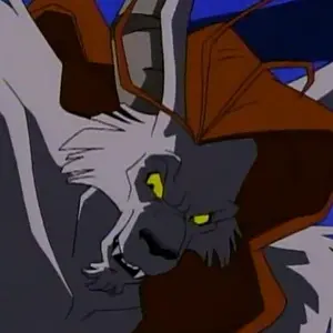 Elaine in wolf form
(screenshot from episode 10: Full Moon Fascination)