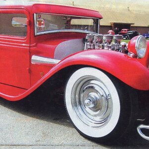 Chopped and channeled 1932 pick up
