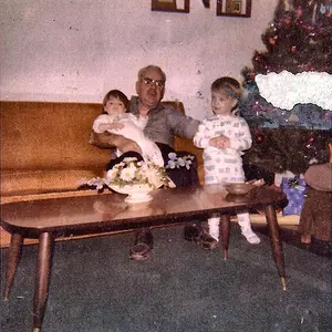 Grampy, Kelley and me