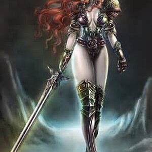 red haired warrior