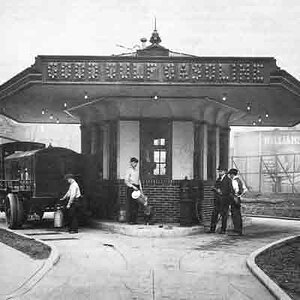 The first drive in service station