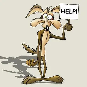 Wile E. Coyote- Help!