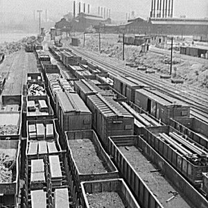 Rail yard 1940s