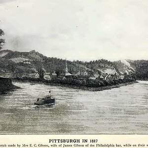 1817 view of the point from the Ohio