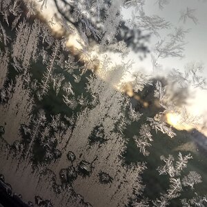 Iced Car Window