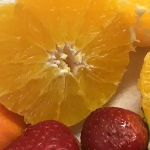 Oranges and strawberries