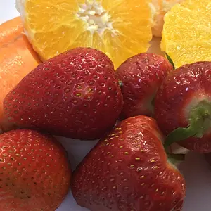 Strawberries oranges carrots, so beautiful