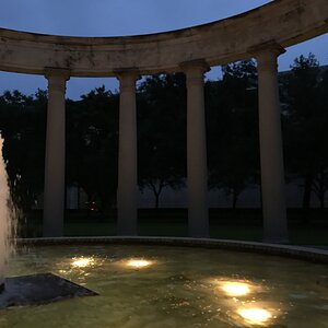 Fountain at twilight 5