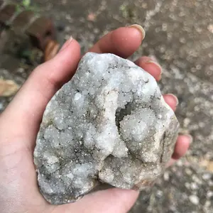 Smoky quartz druzy crystals