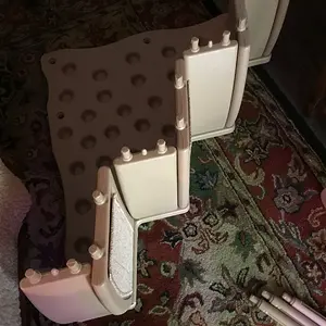 Progress assembling doggie steps