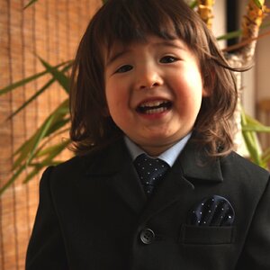 My son in a suit!