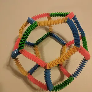 Straw Dodecahedron, Fully Collapsed 2