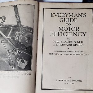 Auto repair manual circa 1922