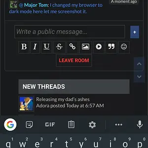 dark mode for my phone!