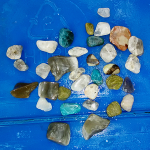 First Tumble Small Odd Stones To Drill