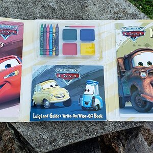 Pixar Cars three in one book
