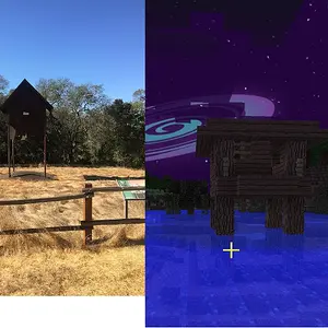 When I started seeing thing in real life after seeing them in my Minecraft Server world