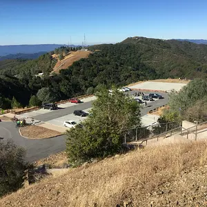 Parking lot at peak of Mount Ununhum