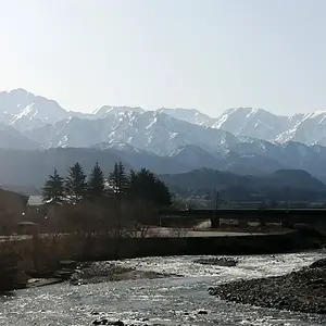 View from the bridge after dropping my son off at school.