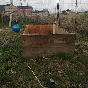 Box for raised veggie bed.