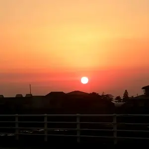 Seaside sunset