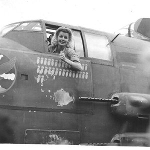 Rita Hayworth In A B-25 Bomber