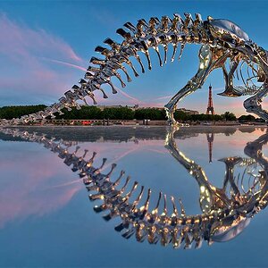 Dinosaur in Paris