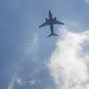 Airplane over the House
