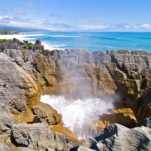 Pancake Rocks  at Punakaiki, South Island