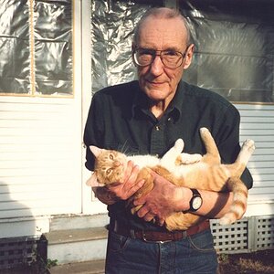 William S. Burroughs & Cat
