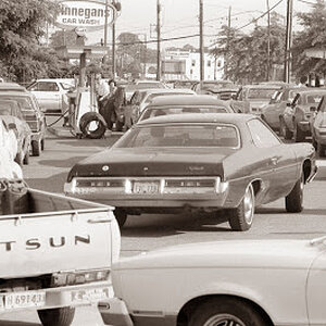 Gas lines 1970s