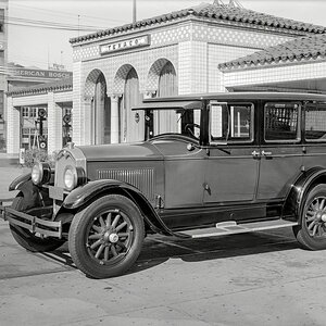 Buick and Texaco Service Station 1928