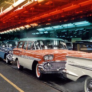 1958 Chevrolet assembly line