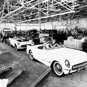 1953 Corvette Assembly Area