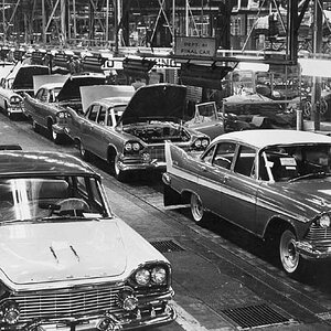 Dodge assembly line 1957