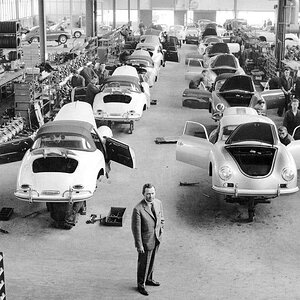 Porsche 356 assembly